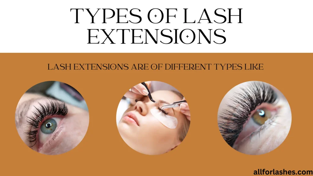 types of lash extensions